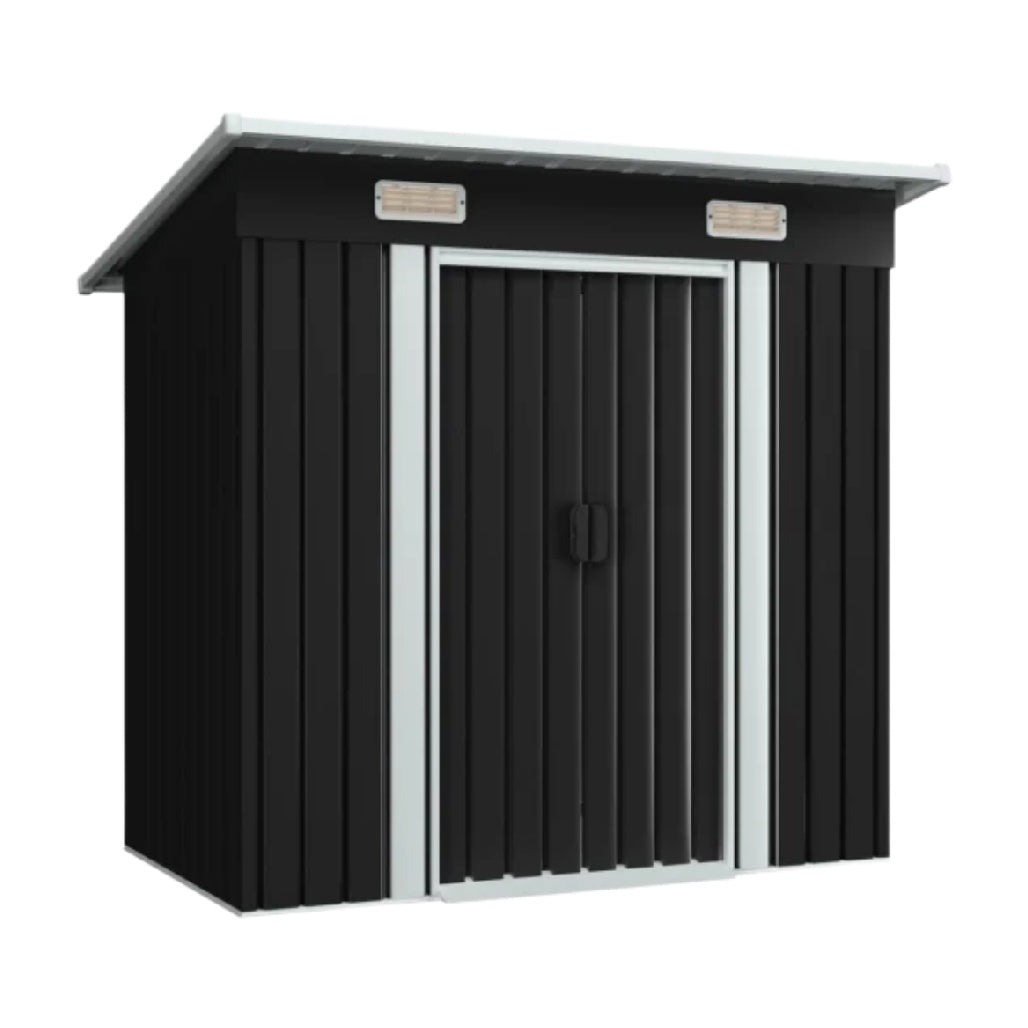 屋外収納用の金属製シェッド - 100 x 100 x 120