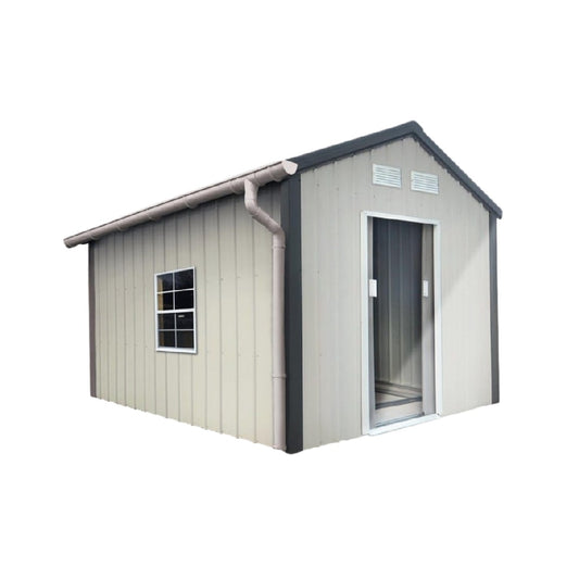 ストレージ用シェッドの金属製 - 屋外での保管用途 - 材質：スチール - 240 x 180 x 210